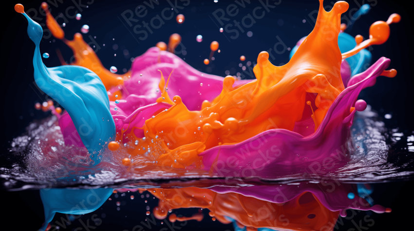 Background colored liquid