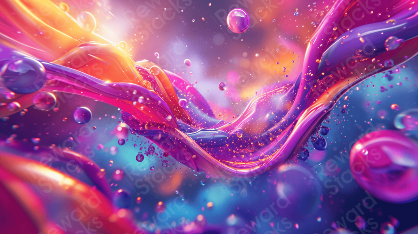 Beautiful 3D abstract background Rewardstacks