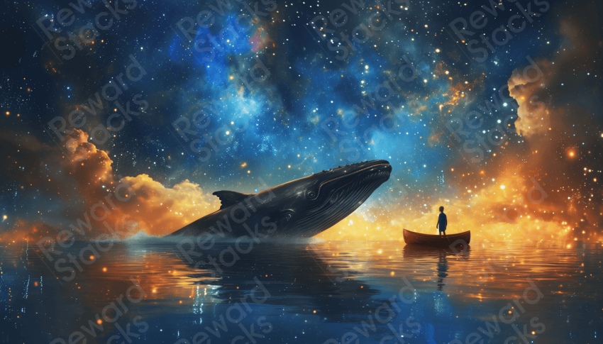 Galaxy man and the whale