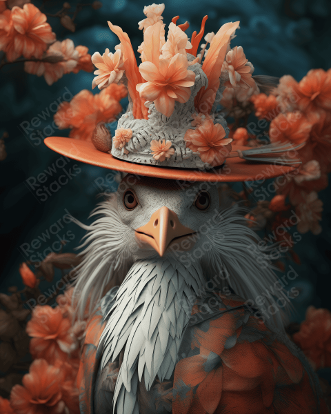 Animal hatted flowery