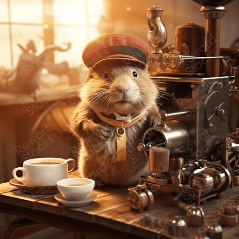 Retro vintage steampunk