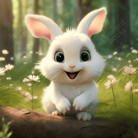 Super cute baby rabbit