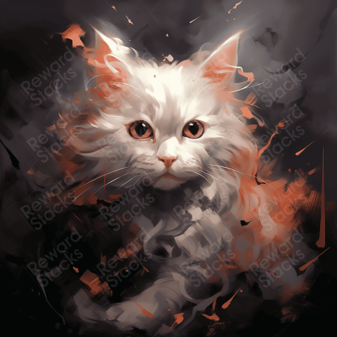 Cat painting