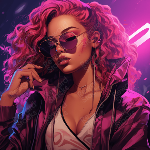 Neon girl