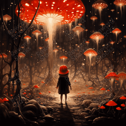 Magic Red forest