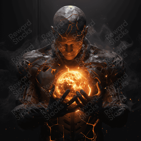 Scifi art in the dark