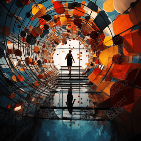 Abstract  architecture structure